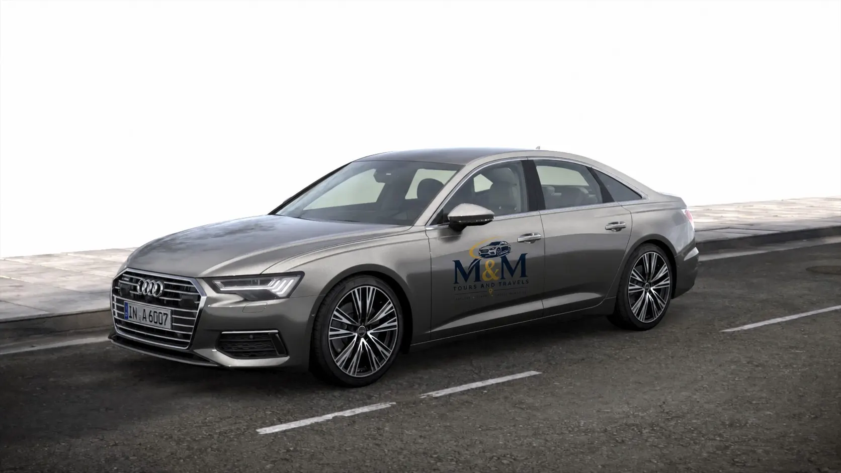 Audi chauffeur-driven rental vehicle in Hyderabad