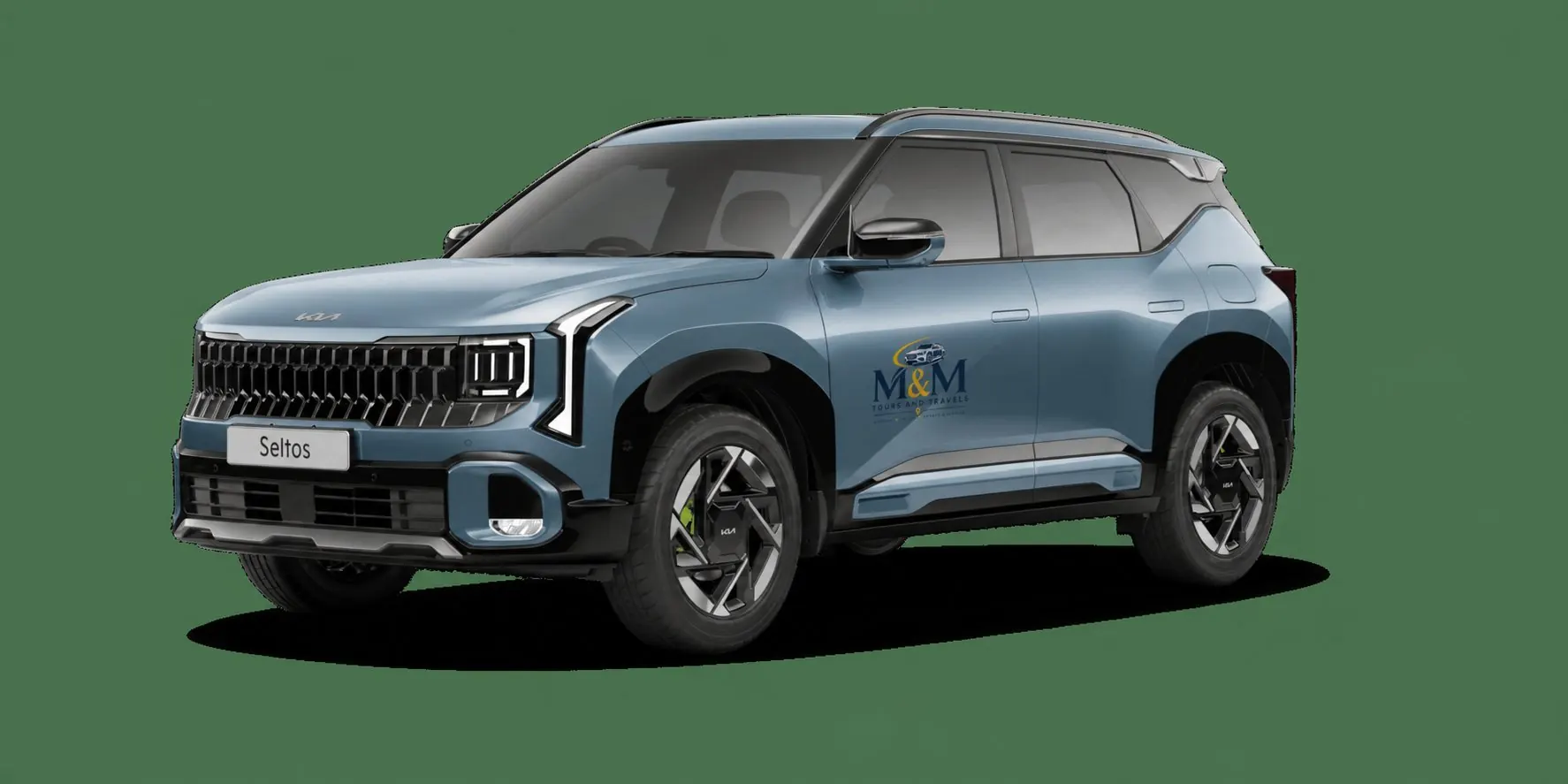 Kia Seltos chauffeur-driven rental vehicle in Hyderabad